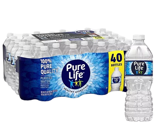 Nestle Pure Life, Purified Water – 10 cases (400 Bottles, 16.9 oz)