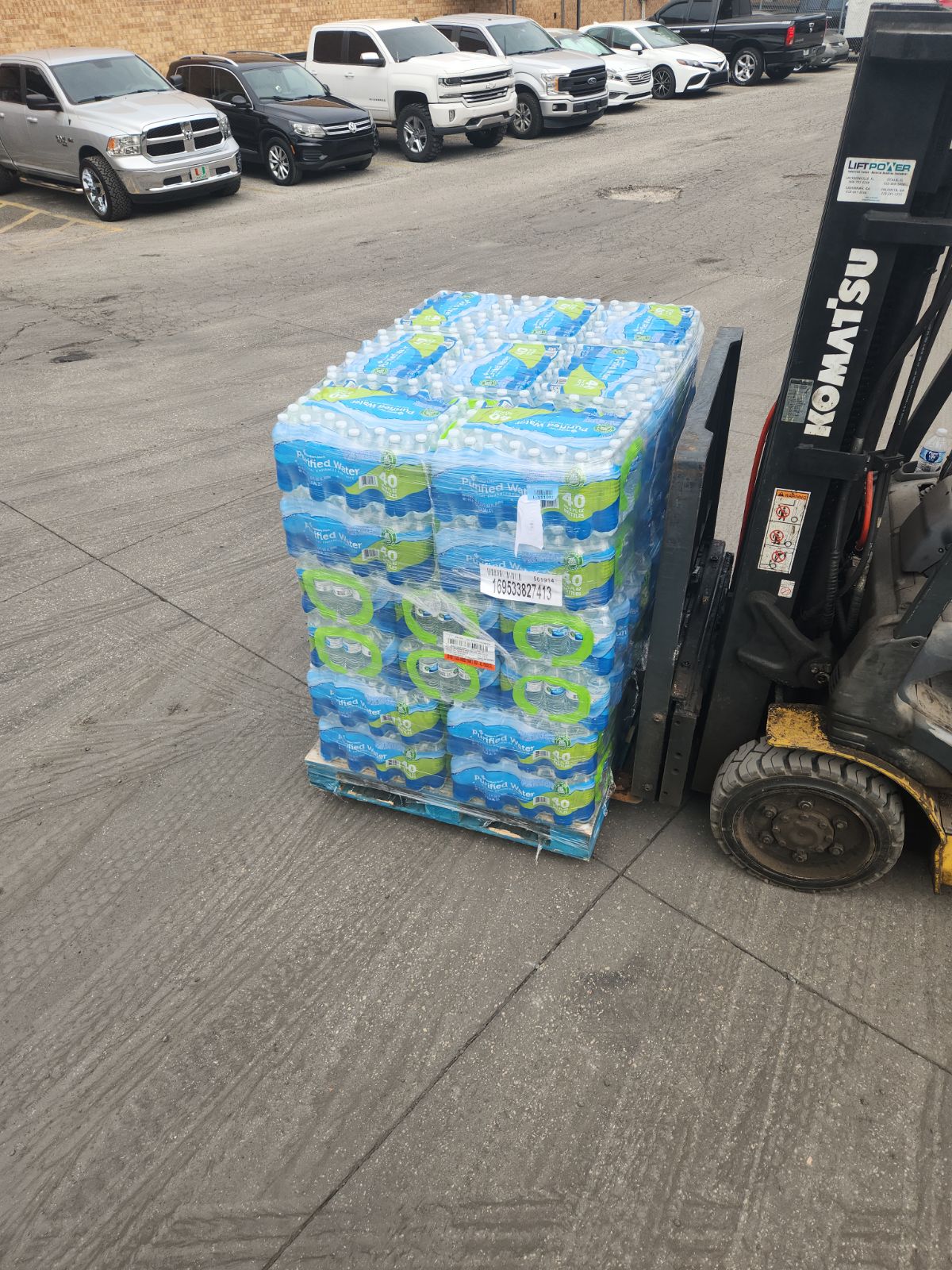 Member's Mark Purified Water – Full Pallet (1,920 Bottles, 16.9 oz)