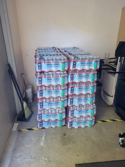 Crystal Geyser Natural Spring Water – Half Pallet (960 Bottles, 16.9 oz)