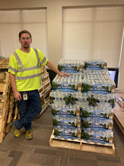 Ice Mountain Natural Spring Water – Full Pallet (1,920 Bottles, 16.9 oz)