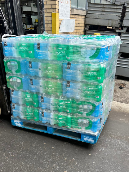 Member's Mark Purified Water – Full Pallet (1,920 Bottles, 16.9 oz)