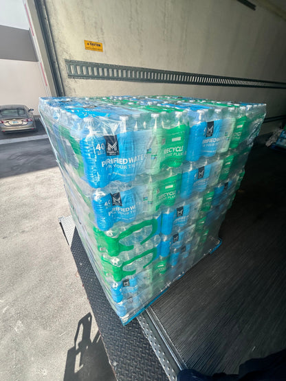 Member's Mark Purified Water – Full Pallet (1,920 Bottles, 16.9 oz)