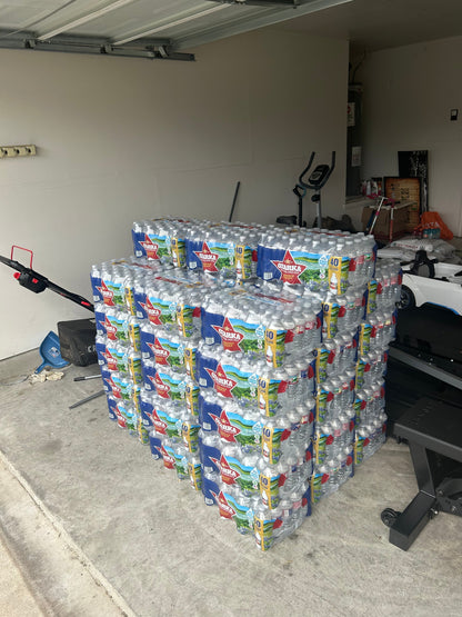 Ozarka Natural Spring Water – Full Pallet (1,920 Bottles, 16.9 oz)