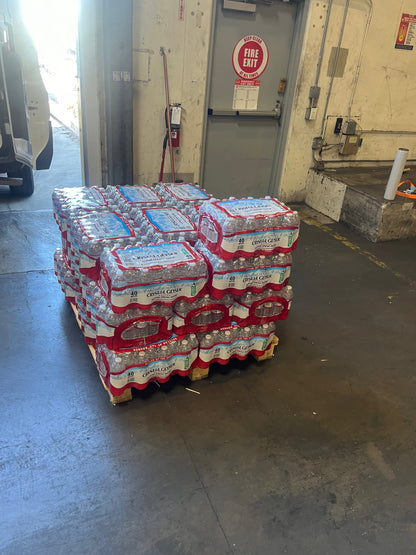 Crystal Geyser Natural Spring Water – Half Pallet (960 Bottles, 16.9 oz)