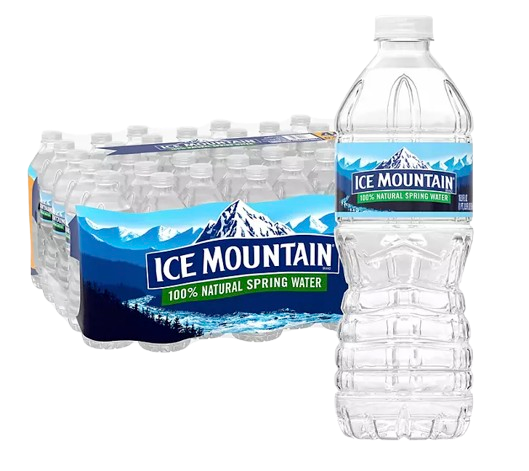 Ice Mountain Natural Spring Water – 10 cases (400 Bottles, 16.9 oz)