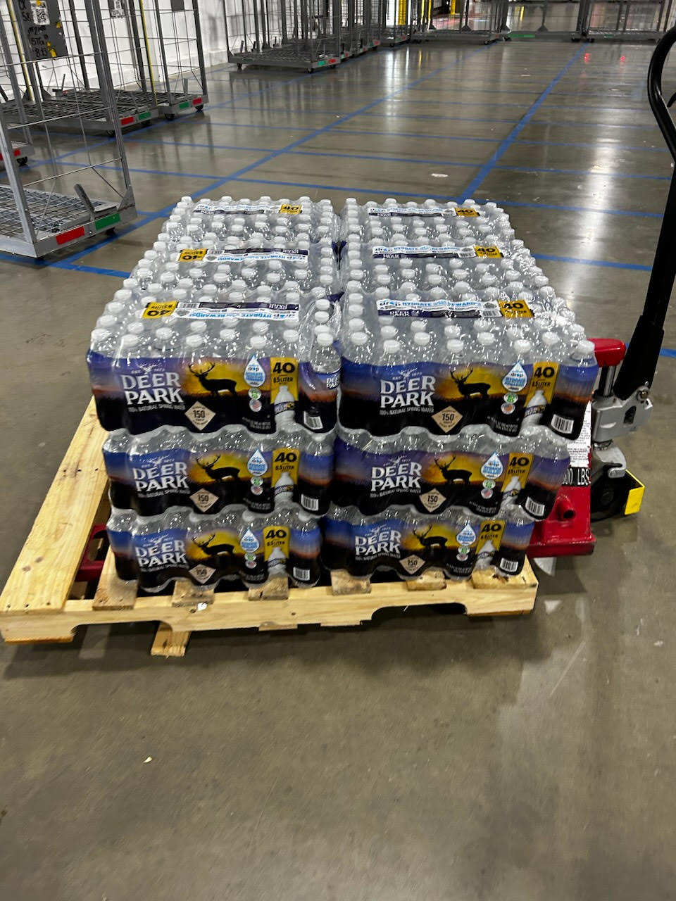 Deer Park Natural Spring Water – Half Pallet (960 Bottles, 16.9 oz)