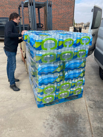 Member's Mark Purified Water – Full Pallet (1,920 Bottles, 16.9 oz)